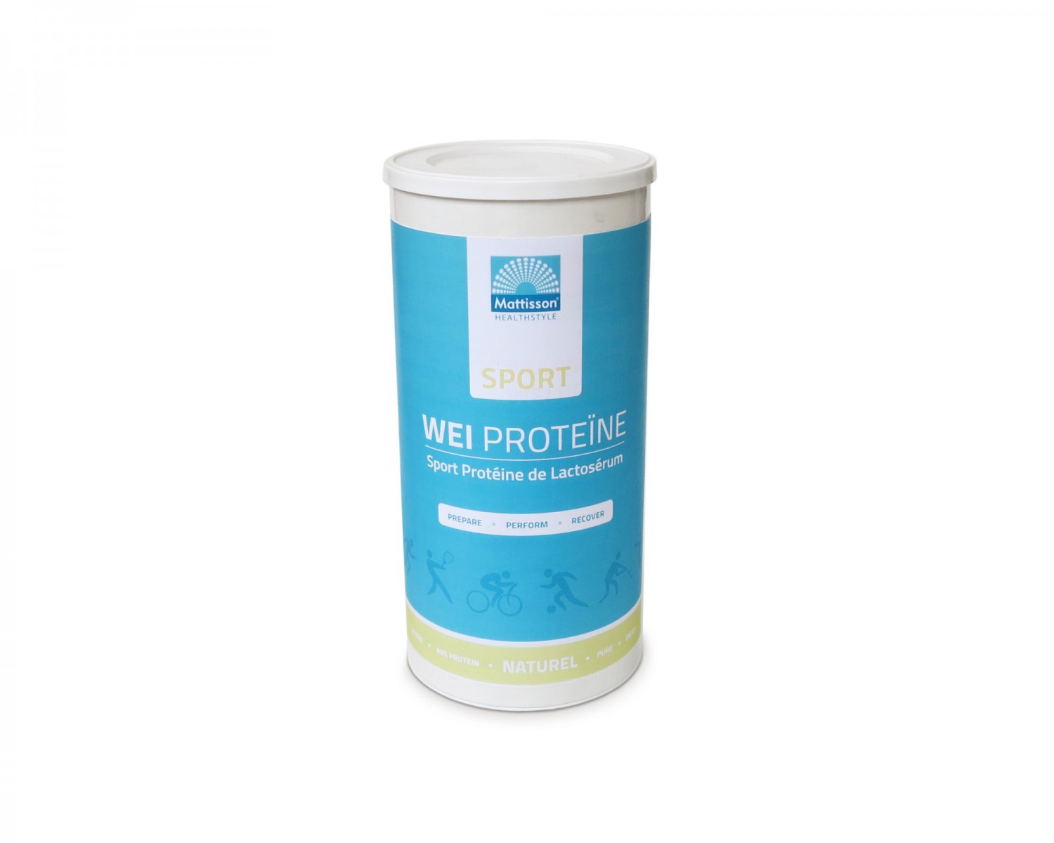 Mattison Sport Wei Proteïne Poeder Naturel 80%